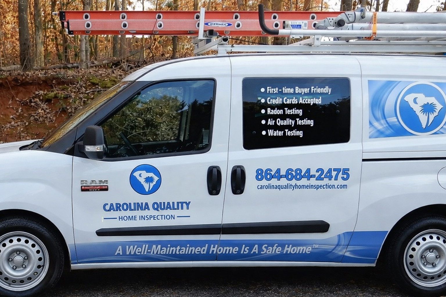 Carolina Quality Home Inspection service vehicle